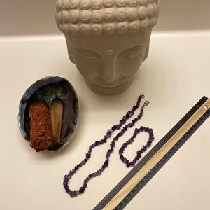 AMETHYST healing stones set